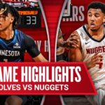 timberwolves vs denver nuggets match player stats