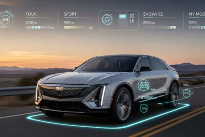 do the driving modes in cadillac lyriq offer different ranges or battery usages?